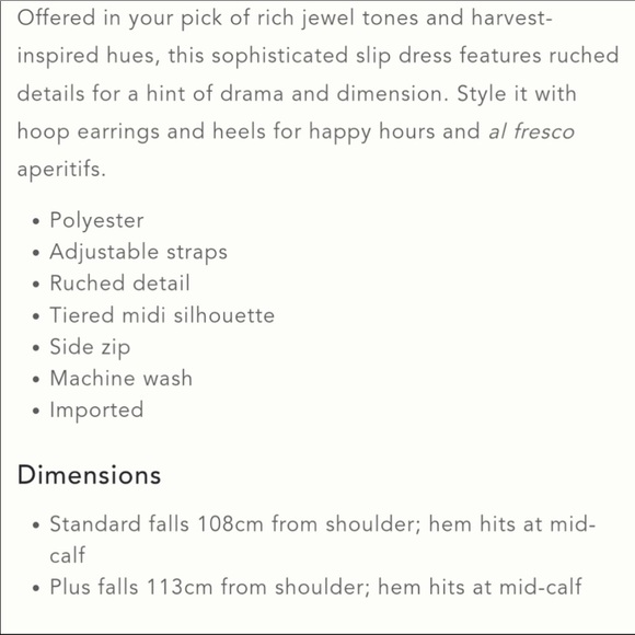 Anthropologie Ruched Slip Dress- Raspberry - Picture 8 of 8